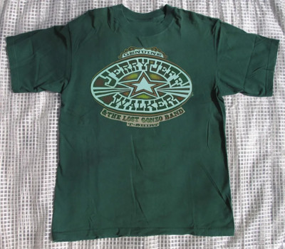 Jerry Jeff Walker Concert 1970s T Shirt Guitar Tour S-5XL TMB3284