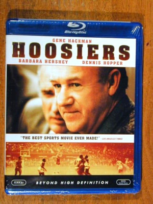 HOOSIERS 1986 BLU RAY 2012 BRAND NEW SEALED  GENE HACKMAN BARBARA HERSHEY