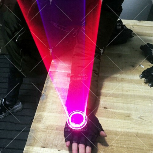 Halloween Whirlpool Laser Gloves Party Colorful Rotating Dance Music Glove 532nm - Picture 4 of 18