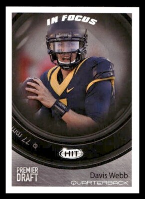 2017 SAGE HIT #131 Davis Webb Rookie California Golden Bears