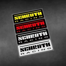 Motorcycle Car Motorbike stickers for Schroth racing Decals Vinyl Material