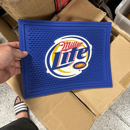 3 Pack New MILLER LITE 12 X 9 RUBBER BAR MAT - NEW - Picture 8 of 8