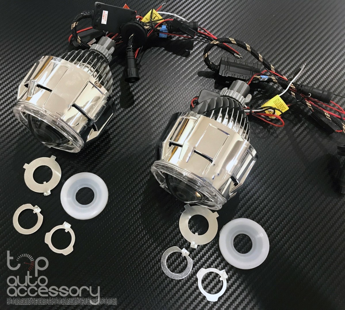 Angel voice 31〜40 Angel Halo Eye Projector Lens Built-In LED HID Headlights