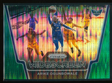 Arike Ogunbowale 2022 Panini Prizm WNBA Widescreen Green Pulsar Prizm #9 15/25