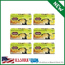 Celestial Seasonings Honey Lemon Ginseng Green Tea, Caffeinated, 20 Tea Bags Box