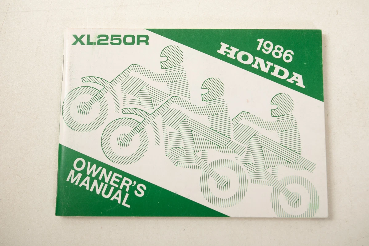 HONDA XL250R サービスマニュアル XL250R Motorcycle Repair Manuals & Literature for sale | eBay
