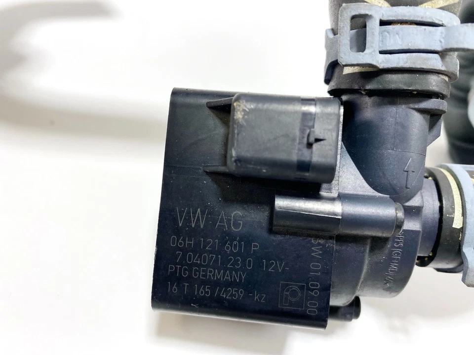 15-18 AUDI Q3 2.0L I4 MOTOR REFRIGERANTE BOMBA DE AGUA AUXILIAR CON MANGUERA TUBO OEM Foto 3 de 3