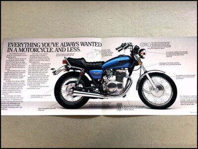 1981 Yamaha XS400 Special II Motorcycle Bike Original Sales