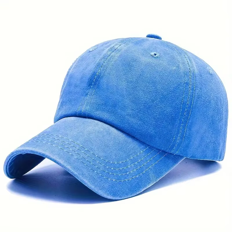 Adjustable Denim Baseball Cap Vintage Style Unisex Outdoor  display picture 1