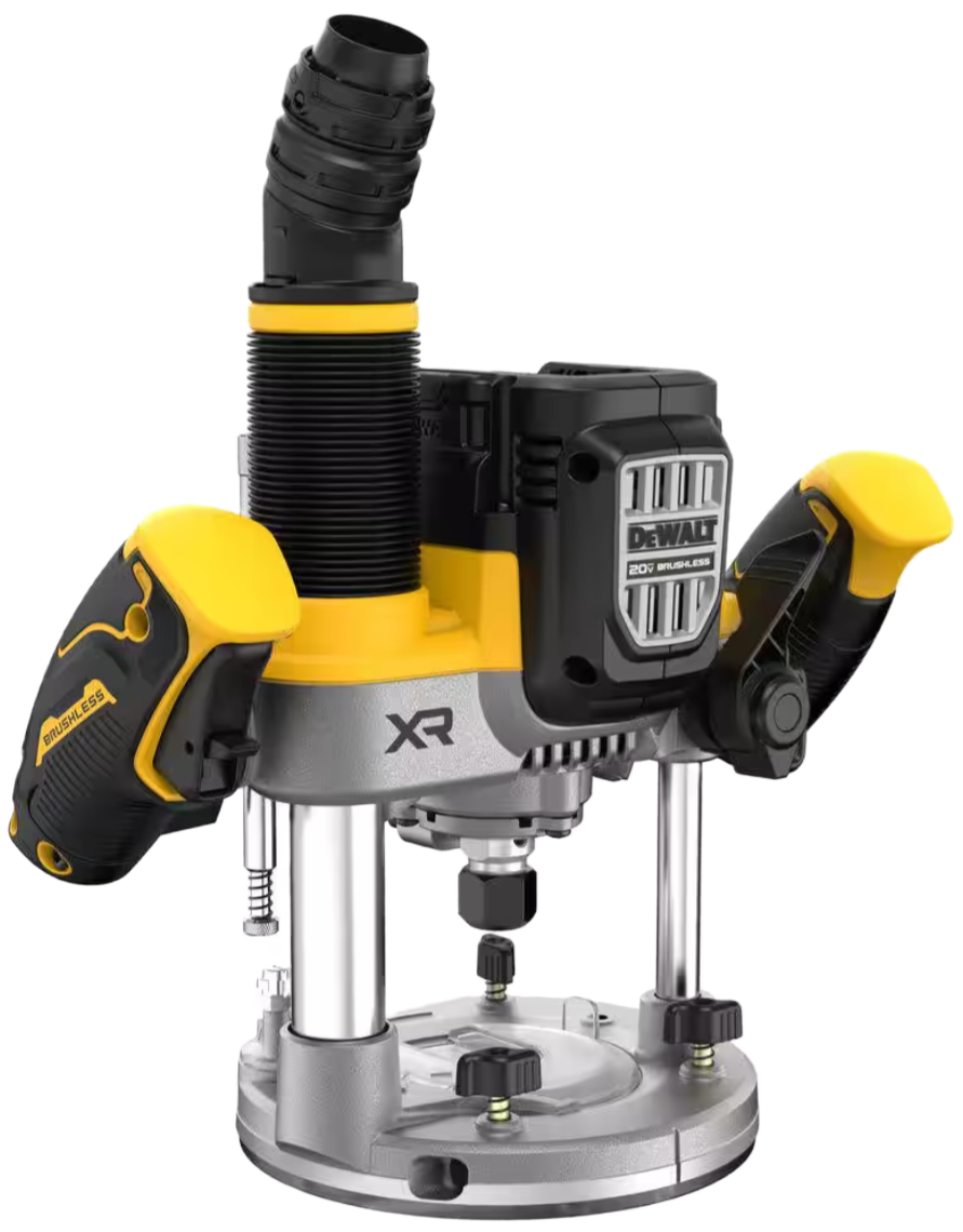 New Dewalt 20 V MAX XR 21/4 Peak HP Brushless Cordless Plunge Router