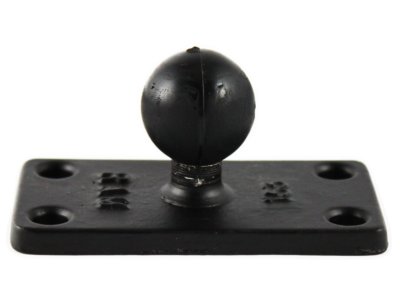 RAM Mount 3'' x 1.5'' Rectangular Aluminum Base with 1'' Ball - RAM-B-202U-153
