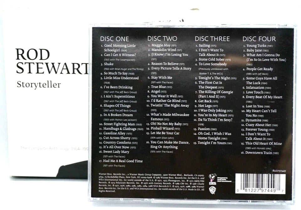Rod Stewart : STORYTELLER - The Complete Anthology 1964-1990 - 4 CD Album - HTF - Image 4 of 4