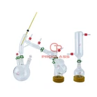 Laboratory Short Path 1L Chemistry Lab Glassware Distillation Kit with Cold Trap