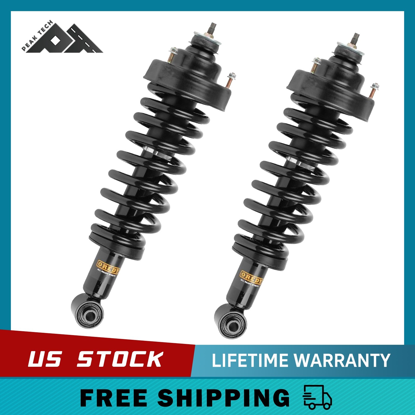Rear Struts Fit for Ford Explorer Mercury Mountaineer 2002-2005 w/ Coil Spring