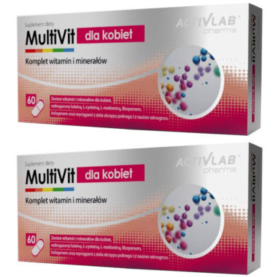 (Einheit/0,16 ) 2 x Multivitamin & Mineralstoffe Für Frauen 2 x 60 Kap.  D/S