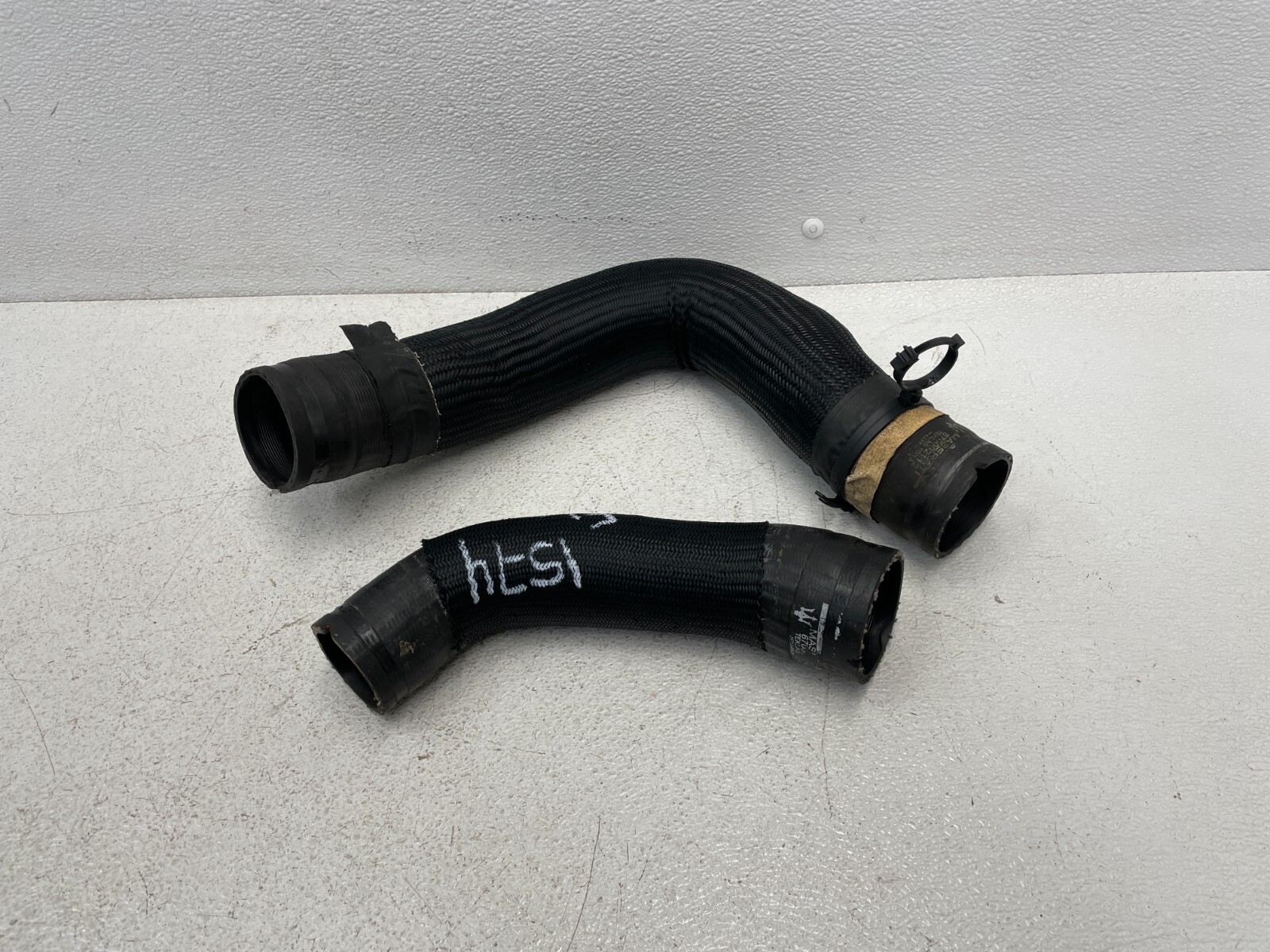 14-17 Maserati Quattroporte GTS Engine Turbo Hose Tube Pipe Set 3.8L 1574 OEM