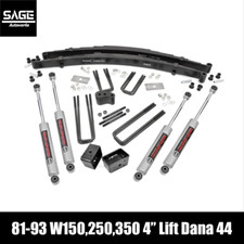 4 Inch Lift For Dodge W150 W250 W350 With Dana 44