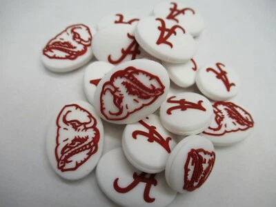 *NEW* 2X "CRIMSON TIDE" MASCOT SILICONE VIBRATION DAMPENERS TENNIS RACQUETS