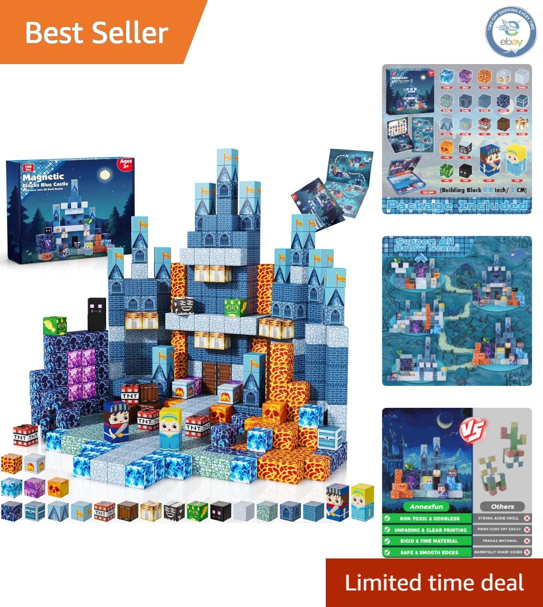 STEM Building Blocks Set 12 Piece Kids