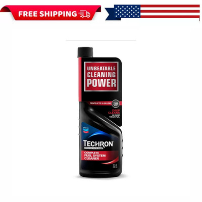 Chevron Techron Complete Fuel System Cleaner, Deep Cleans In One Tankful, 2 PACK
