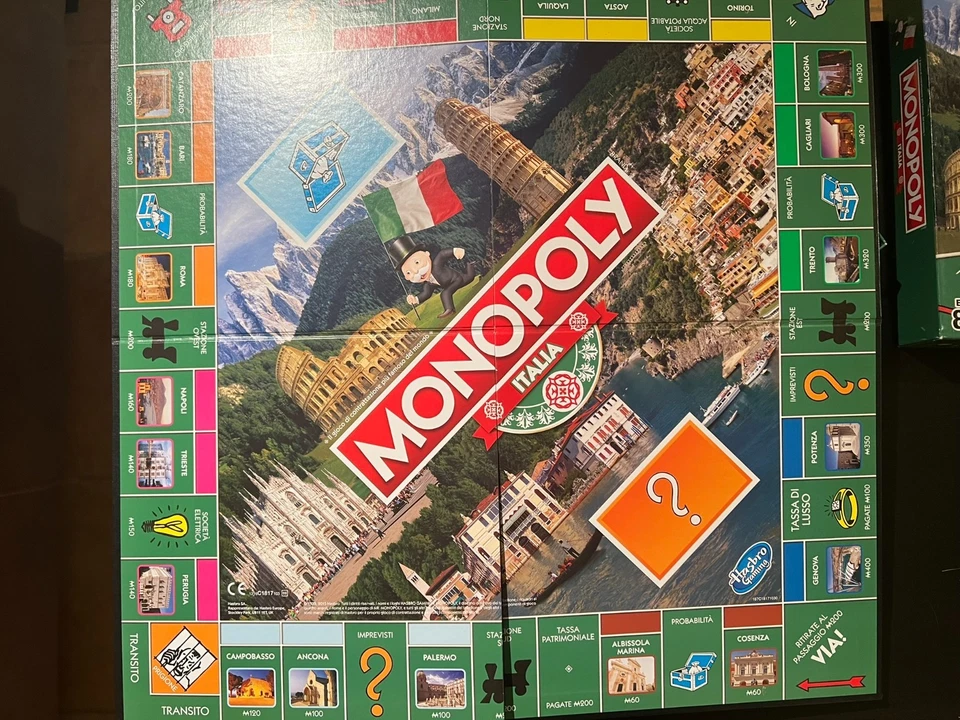 Monopoly Italia edizione limitata Hasbro Monopoli Gioco tavola - NUOVO - Immagine 4 di 4