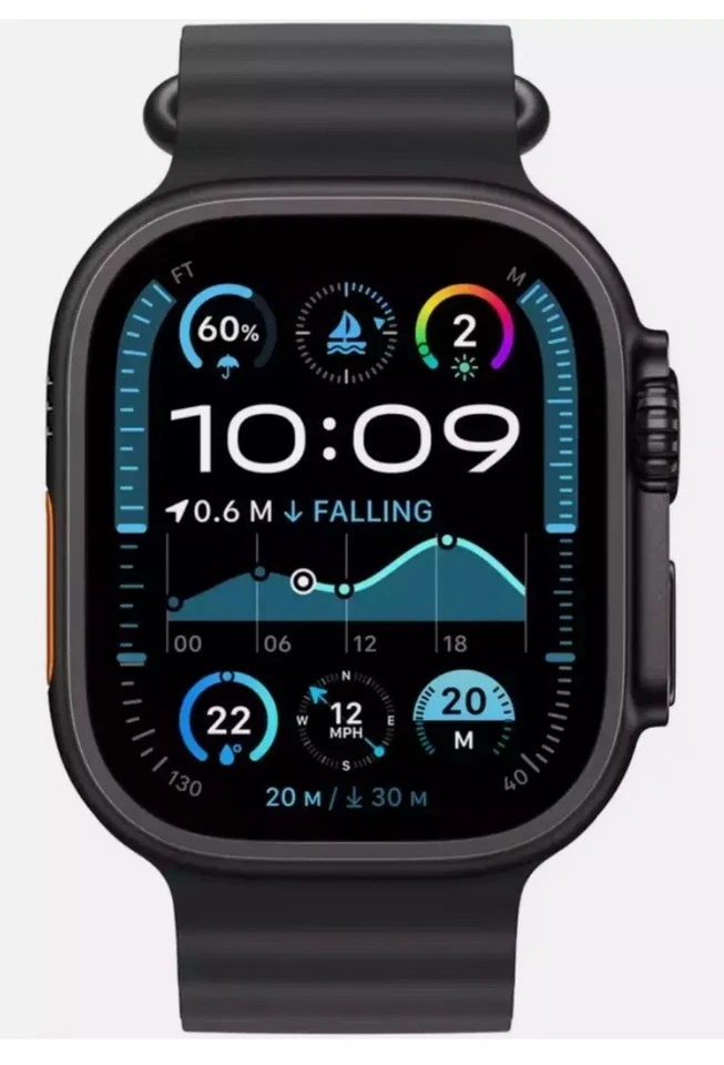 Apple Watch Ultra 2 2nd Gen GPS+Cellular 49mm Black Titanium Pristine Condition - Image 2 of 4