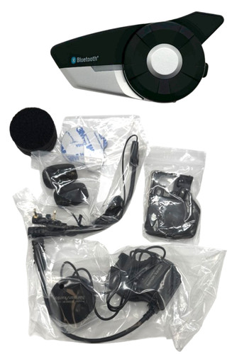 Sena 20S EVO Motorcycle Bluetooth Headset System Sound by Harman Kardon Speakers
