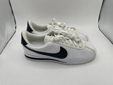 Nike Cortez Basic Leather White Black Mens 9....