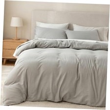 Egyptian Cotton Duvet Cover Set Ultra Soft and California King Micro Chip