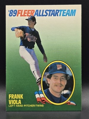 1989 Fleer #12 Frank Viola '89 Fleer All-Star Team