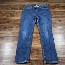 Eddie Bauer Jeans Blue Denim Slim Straight Leg Cotton Women's Size 12S