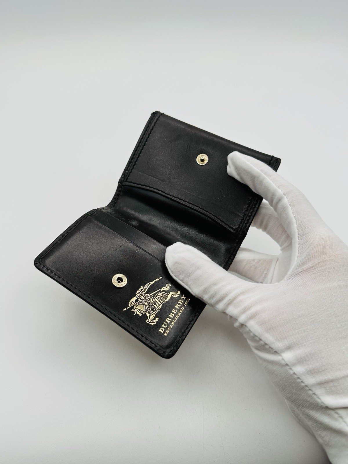 Burberry Compact Wallet Plaid Holder thumbnail 9