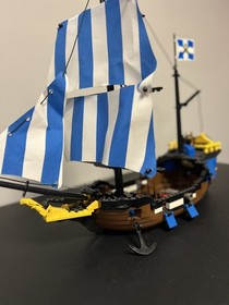 Vintage Lego 6274 Caribbean Clipper 100% Complete w Instructions and Minifigures