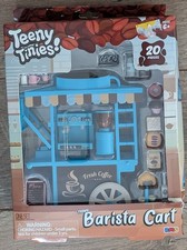 Teeny Tinies Barista Cart 20-Piece Miniature Playset New Box Damage