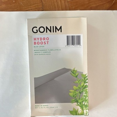 GONIM Hydro Boost Blue Lotus Skin Barrier Mask Hydrating 5 Sheets