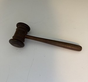Vintage Wooden Judge’s Gavel