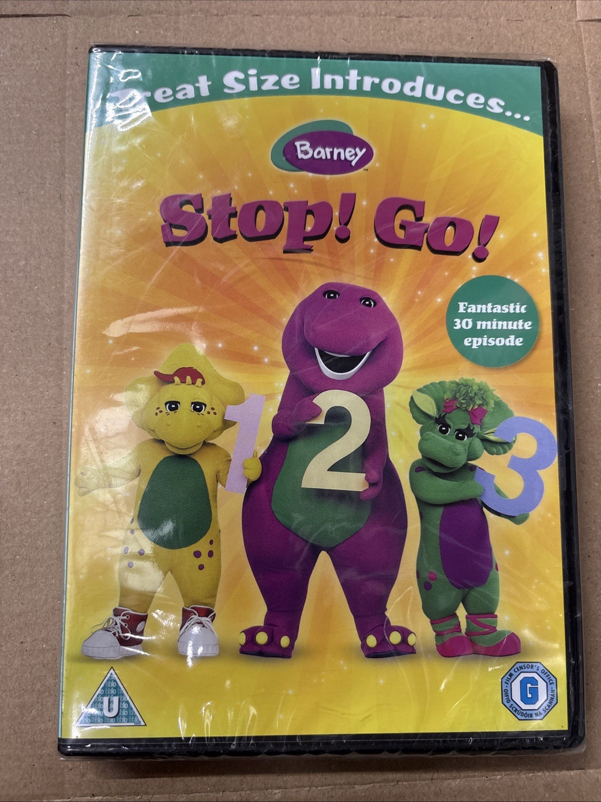 Barney Stop ! Go ! FANTASTIC 30 MINUTE EPISODE DVD Brand New Sealed UK R2