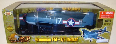 21st Century GRUMMAN F6F-3/5 HELLCAT NAVY FIGHTER PLANE 1/48 SCALE