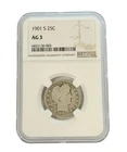 1901-S Barber Quarter NGC AG3