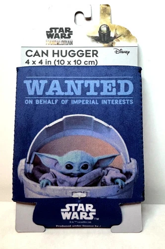 Star Wars Disney Mandalorin Can Hugger Bottle /Soda Holder Sleeve Cooler (2 PK)