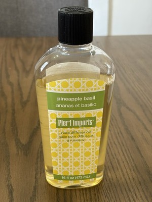 Pier 1 Imports PINEAPPLE BASIL Reed Diffuser Oil 16 FL OZ 80% Full