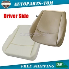 Driver Bottom Seat PERF Leather Cover & Foam Cushion Tan For 2011 Dodge Ram 4500
