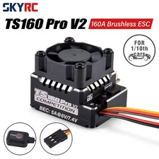 SKYRC TS160A PRO V2 Brushless ESC 2-3S 6V/7.4V for RC 1/10 RC Car Buggy Crawler