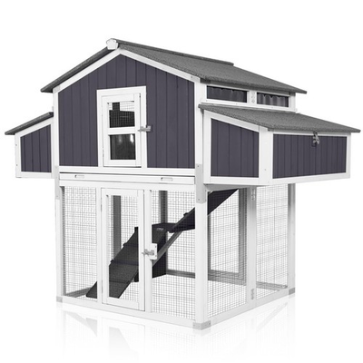 #ad Large Chicken Coop Unique Folding Design for Easy to Set Up Chicken House $309.99