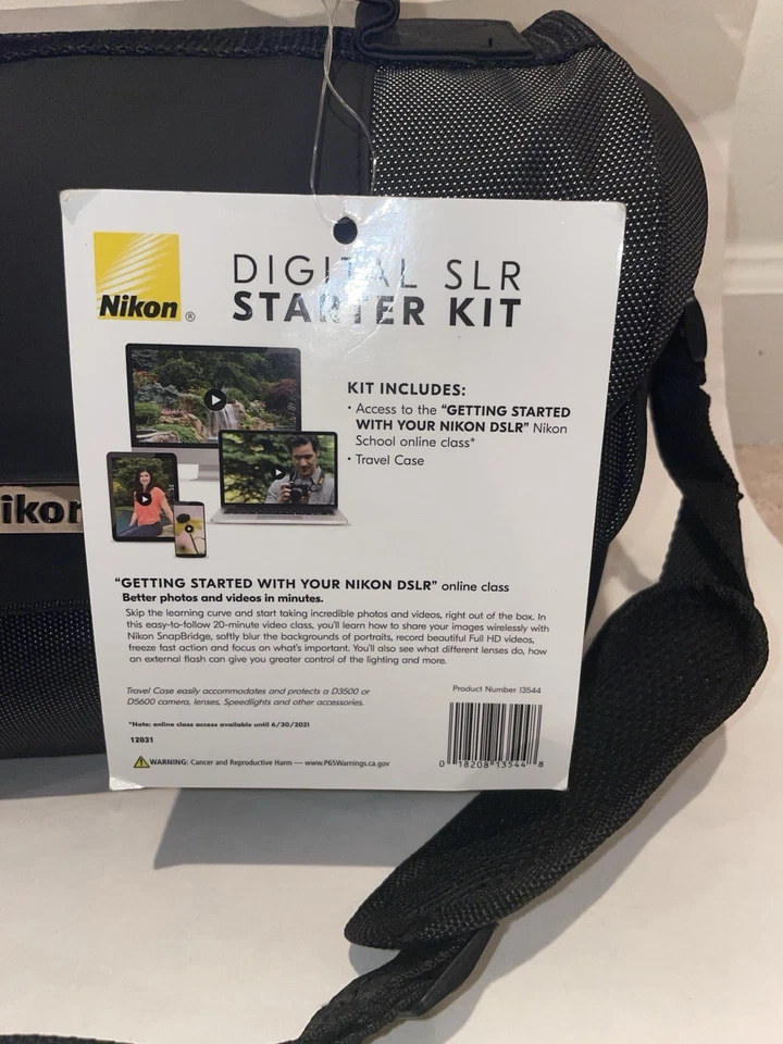 Nikon Deluxe Digital SLR Camera Case Bag Shoulder Bag Padded included CD - Image 3 of 4