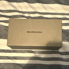 Balenciaga Men's Black Faux Fur Slide Slippers Slip-On Open Toe US 11 M