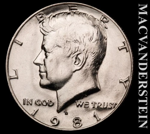 1981-D Kennedy Half Dollar — photo from another recent sale