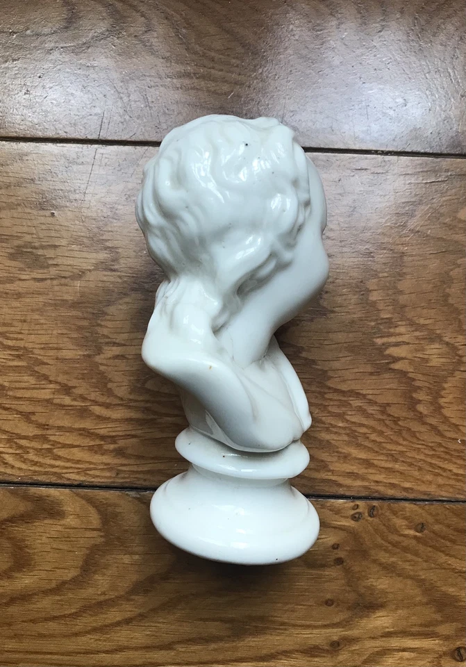 PETIT BUSTE D’ENFANT EN PORCELAINE TENDRE XVIII 18eme LOUIS XV CHANTILLY TOURNAI - Photo 4/4