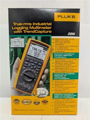 Fluke 289 TRMS Digital Logging Multimeter, 1000V 10A CAT III/IV True RMS