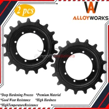 2x Sprocket For Case TV380, 420CT/ New Holland C178 17 Teeth 8 Holes #87460888